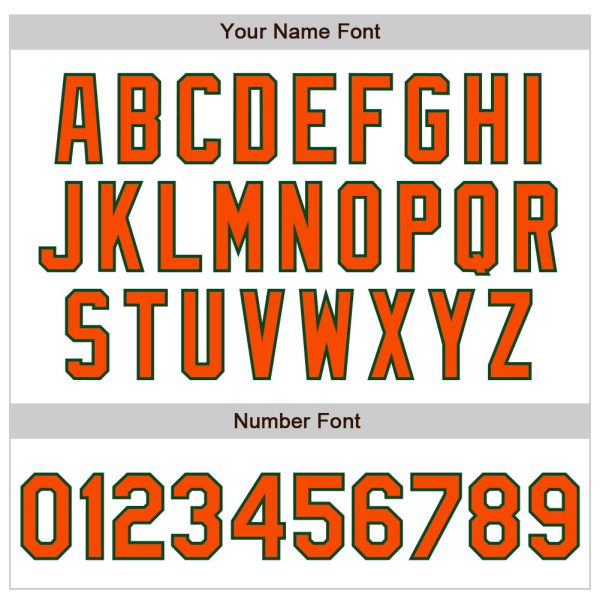 Custom White Pinstripe Orange-Green Authentic Fade Fashion Baseball Jersey - Image 6